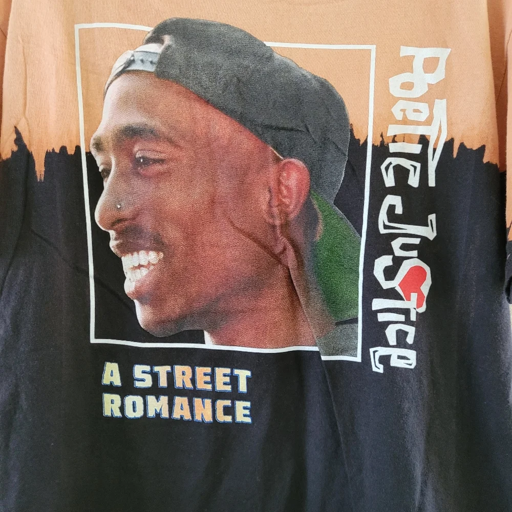 Poetic Justice A Street Romance Tupac Graphic T Shirt Size Large - Picture 2 of 4